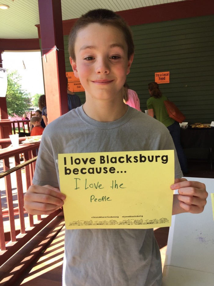 "I Love Blacksburg because..."